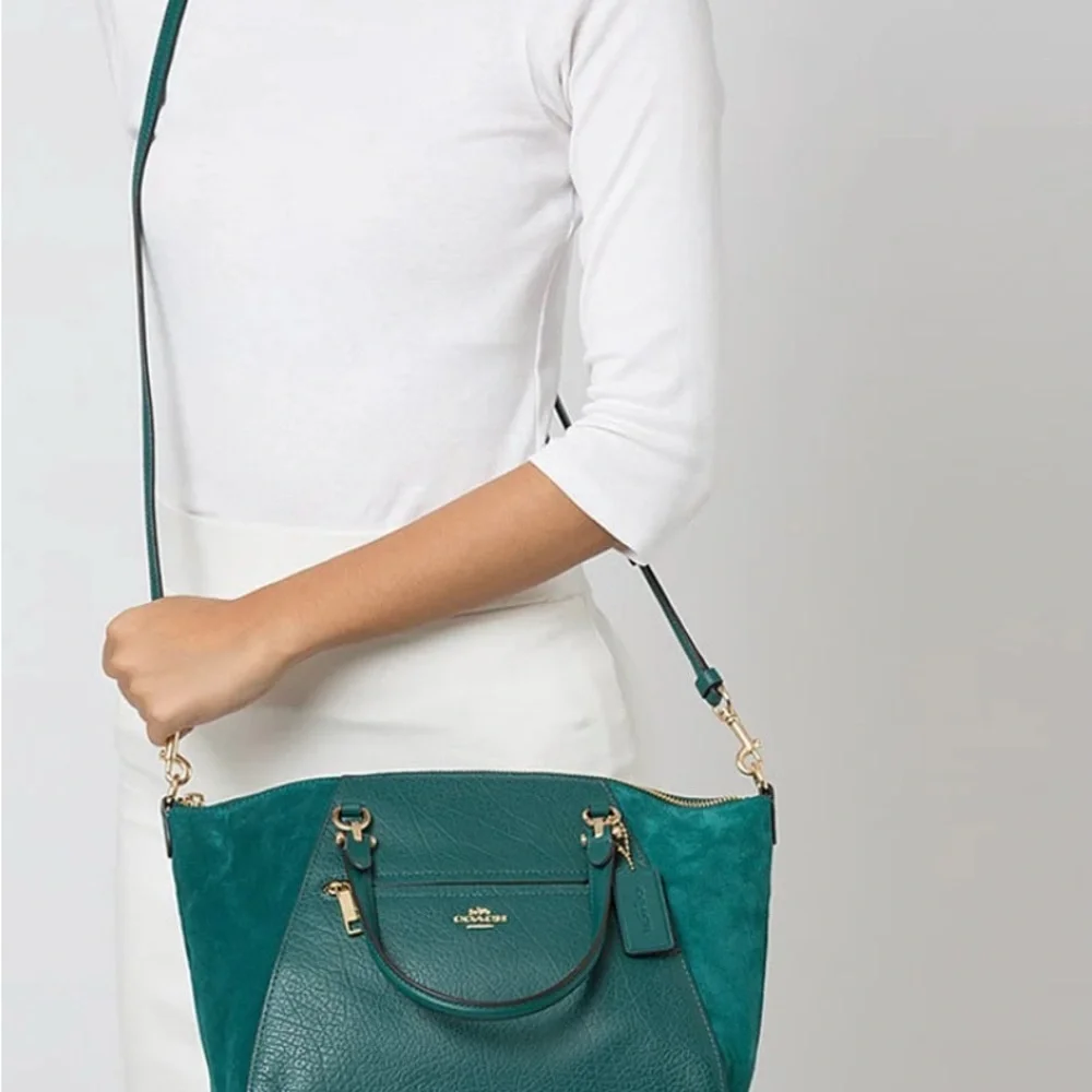 Coach Teal Crossbody Bag - Picture 1 of 5